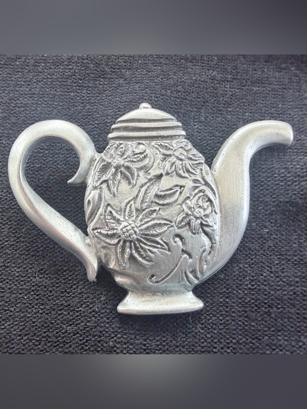 Decorative Floral Teapot Pendant